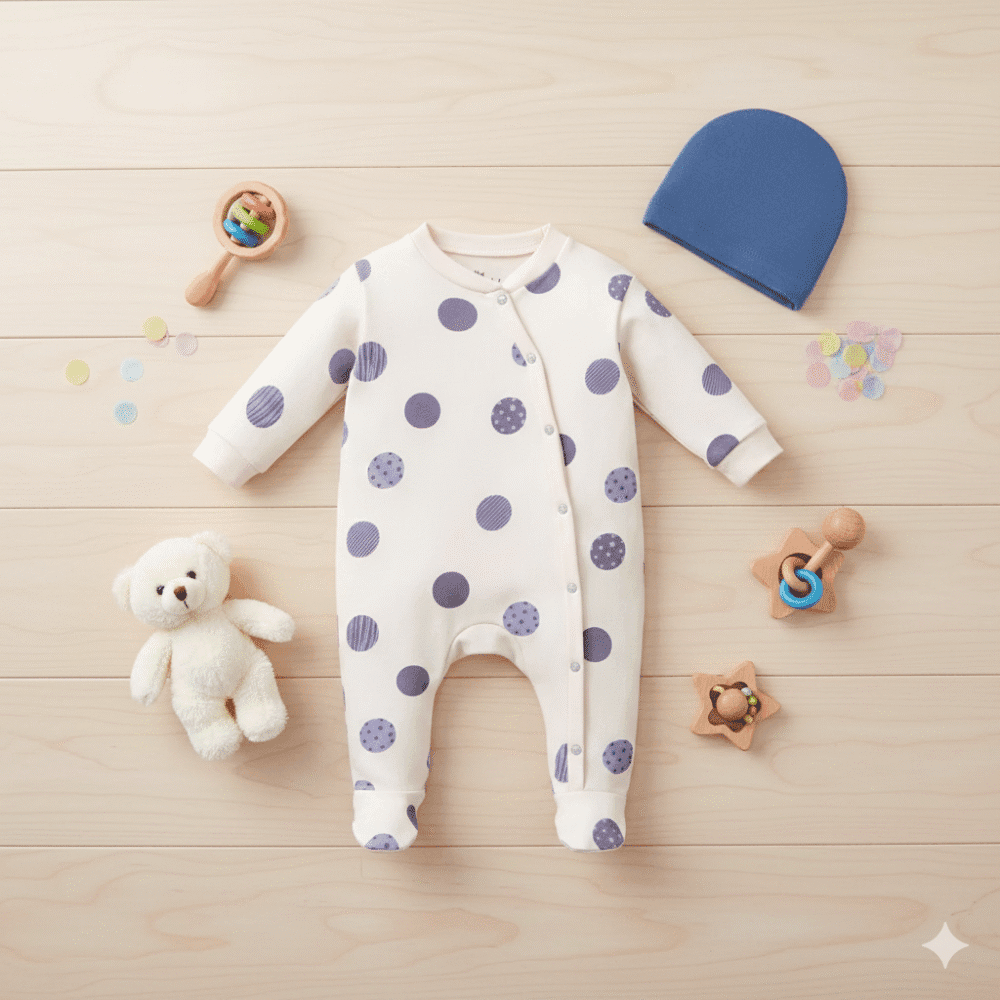 Šliaužtinukas su taškeliais