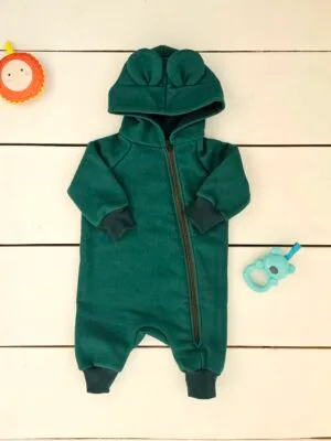 IMG_7182 Rankų darbo miško žalios spalvos romperis