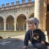 Muslino audinio kepurė su kaklą dengiančia apsauga nuo saulės