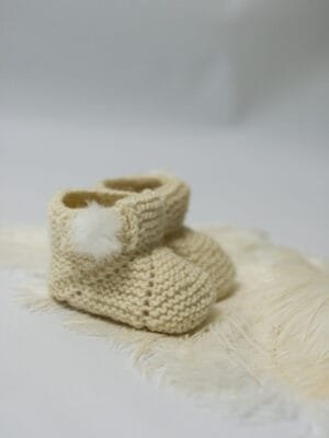 Merino vilnos kreminiai tapukai