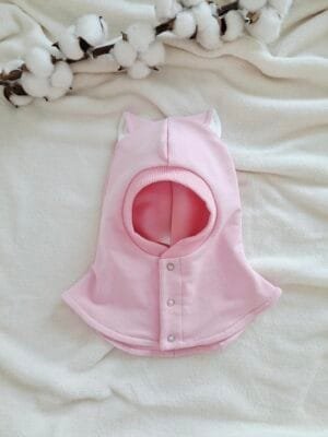 Rožinės spalvos šalmukas ,,Katinukas’’